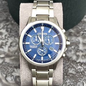 Citizen Men's Eco-Drive Titanium Watch AT2340-56L